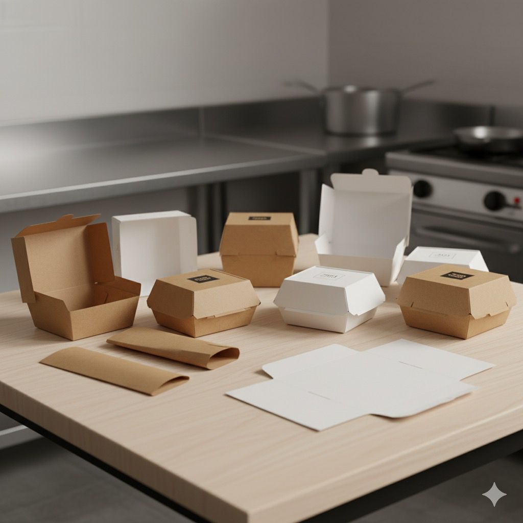 sandwhich and burger packaging